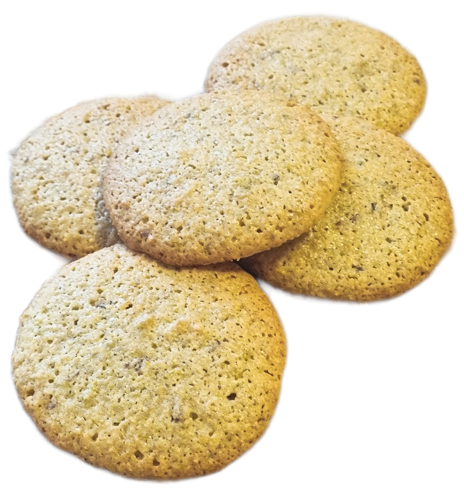 Macarons à l'ancienne goût pistache x8